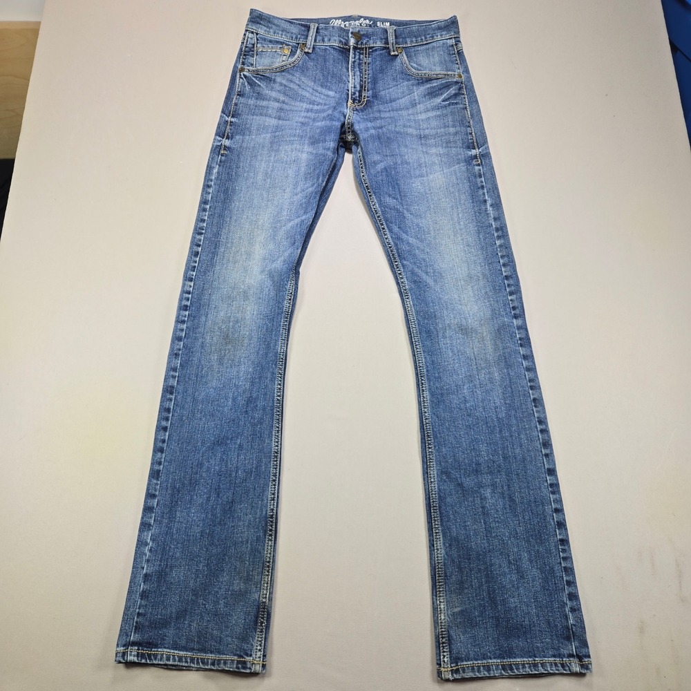 Wrangler Retro Slim Bootcut Jeans WLT77LY Medium Wash Blue Mens 31x36
